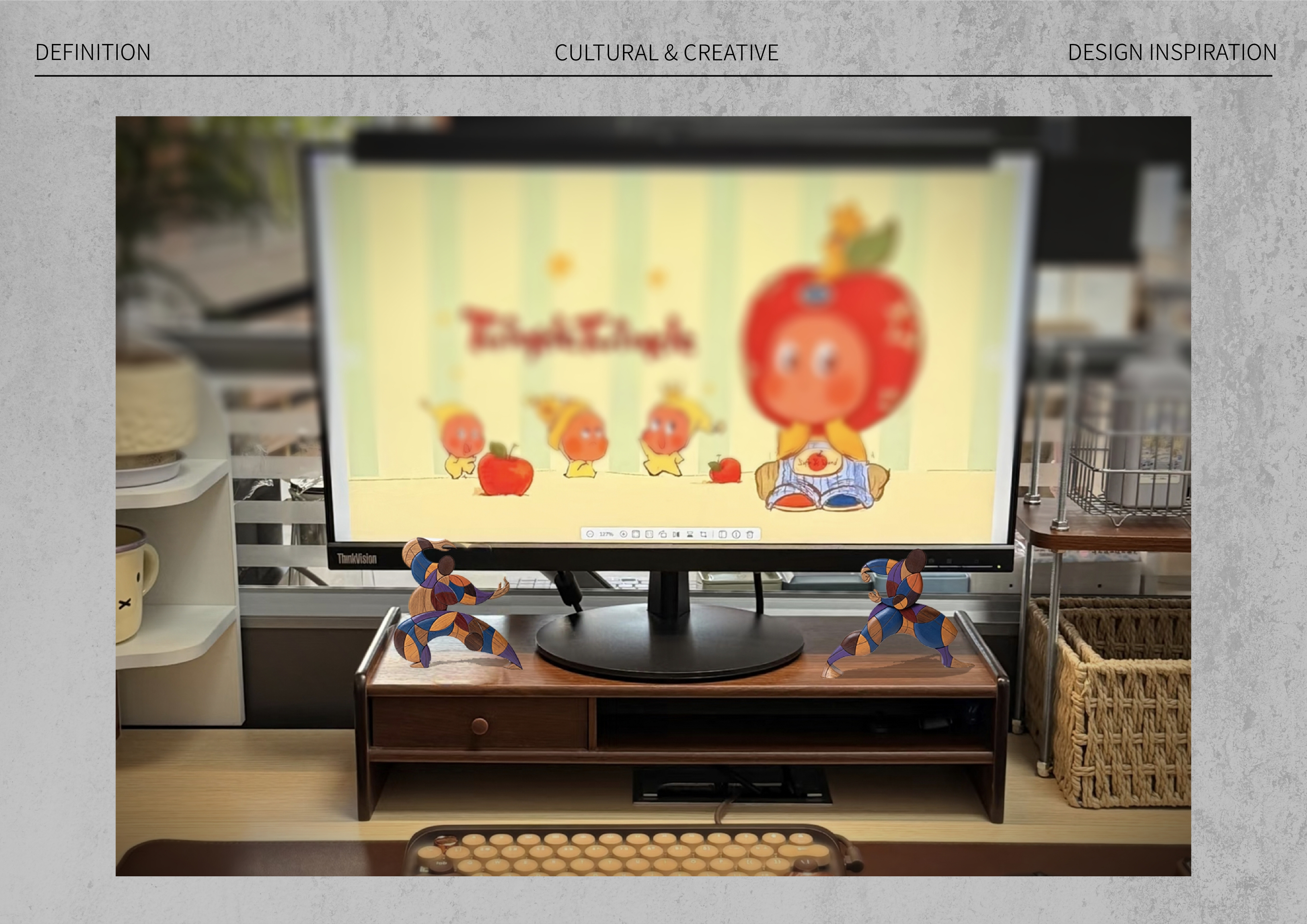 木质武术摆件系列 - 展示图 3